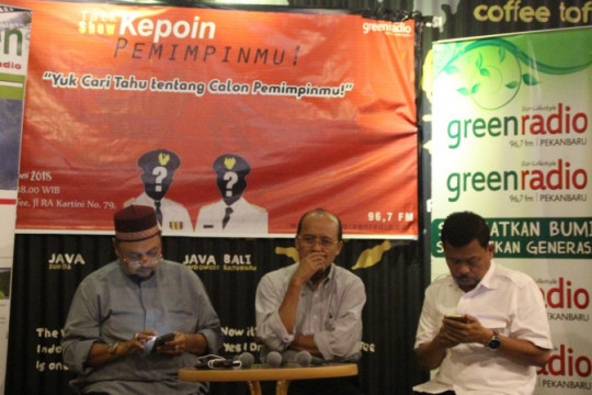 Debat visi misi juru bicara pasangan calon Gubernur Riau 2018-2023