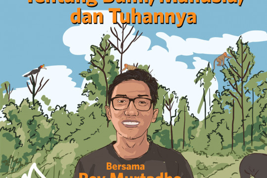 Roy Murtadho, Pengajar Pesantren Ekologi Misykat Al-Anwar Bogor dan Editor Islam Bergerak ©Pantau Gambut