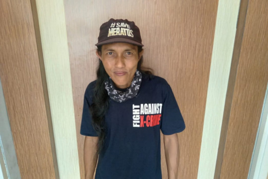 Direktur Eksekutif Walhi Kalsel dan Koordinator Simpul Jaringan Pantau Gambut Kalsel ©Pantau Gambut