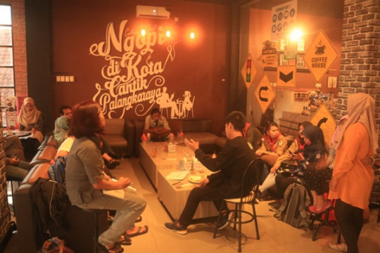 Diskusi Simpul Jaringan Kalimantan Tengah ©Pantau Gambut