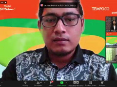 Konferensi pers "Membedah Teka-Teki Kegiatan Perlindungan Ekosistem Gambut di Area Berizin" ©Tempo